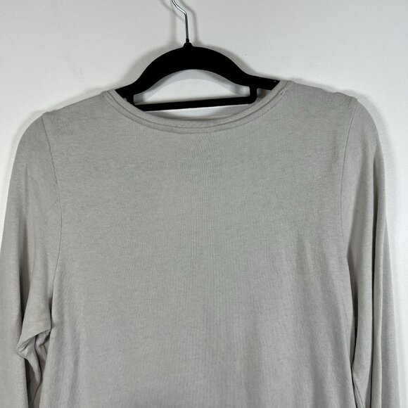 J Jill pure jill Soft Touch Cotton Blue Top Size Medium Lagenlook Flowy Coastal - Picture 9 of 10